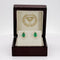 Boucles d'oreilles Boucles d'oreilles - Émeraudes et diamants en or jaune 18K 58 Facettes E001