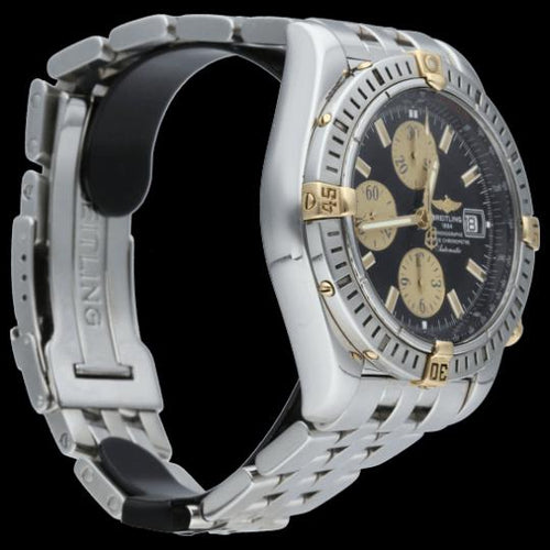 Montre Breitling Chronomat - Montre chronographe en or jaune et acier 58 Facettes MT46208