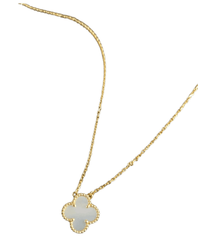 Collier Van Cleef & Arpels Vintage Alhambra - Collier en or jaune et nacre 58 Facettes Jnci12