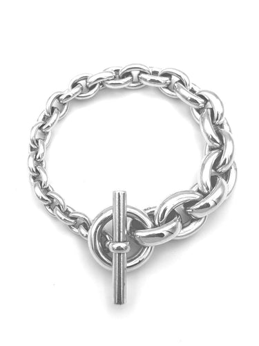 Bracelet Hermès Crescendo - Bracelet en argent 58 Facettes HERMES BRA