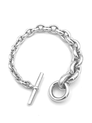Bracelet Hermès Crescendo - Bracelet en argent 58 Facettes HERMES BRA
