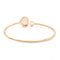Bracelet Chopard Happy Diamonds Happy Heart - Bracelet en or rose 18k, perle et diamant 58 Facettes 26093