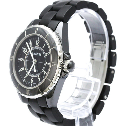 Montre Chanel - Montre J12 automatique en céramique et acier inoxydable 58 Facettes uzos8qpao0