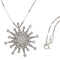 Collier Collier - Pendentif étoile en or blanc 18 kt et diamants 0,78 ct 58 Facettes G3935