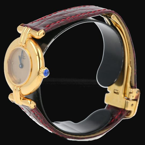 Montre Cartier Montre Colisée Must De Cartier Vermeil 58 Facettes MT45989