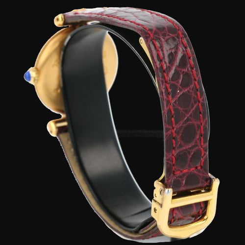 Montre Cartier Montre Colisée Must De Cartier Vermeil 58 Facettes MT45989