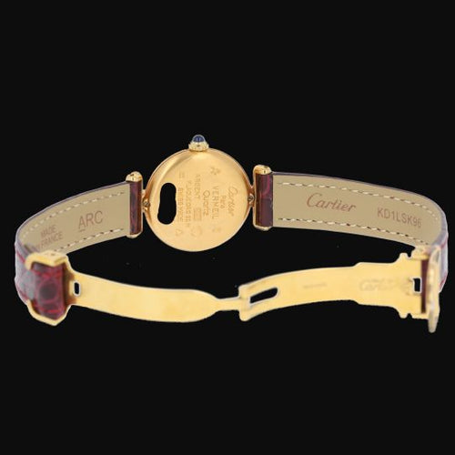 Montre Cartier Montre Colisée Must De Cartier Vermeil 58 Facettes MT45989