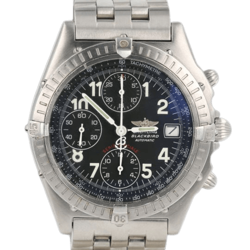Montre Breitling Chronomat Blackbird - Montre chronographe en acier 58 Facettes MT46135
