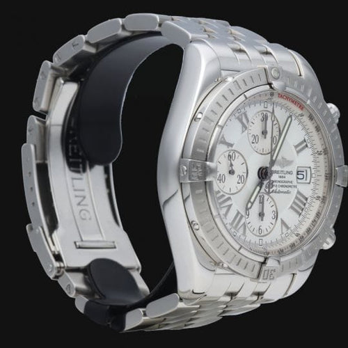 Montre Breitling Chronomat Evolution - Montre chronographe automatique acier 44 mm 58 Facettes MT46140