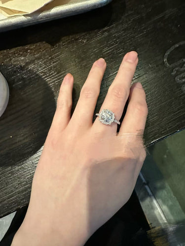Bague 51 Harry Winston Belle - Bague en diamants 1,01 ct 58 Facettes Jnci14