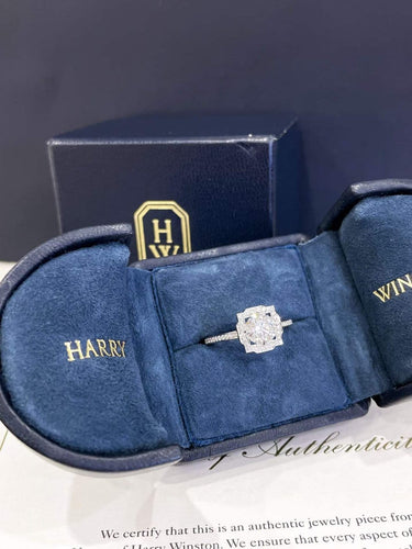 Bague 51 Harry Winston Belle - Bague en diamants 1,01 ct 58 Facettes Jnci14