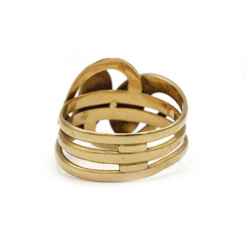 Bague 60 Bague serpents entrelacés ancienne XIXe siècle en or jaune 18K 58 Facettes 1339