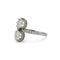 Bague 54 Bague toi et moi Art déco en platine, deux diamants env. 1,70 ct 58 Facettes 1349