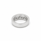 Bague 54 Bague jonc en or blanc 18 carats pavée de diamants 58 Facettes 1.0001143/1