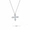 Collier Collier trèfle en or blanc 18 carats et diamants 58 Facettes 1.0001389/1