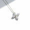 Collier Collier trèfle en or blanc 18 carats et diamants 58 Facettes 1.0001389/1