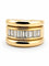 Bague 53 Bague en or jaune 18 carats sertie de diamants taille baguette 58 Facettes Cb