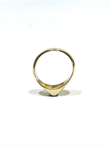 Bague 53 Bague dôme en or jaune 18 carats et diamant 58 Facettes id: 1752936