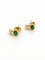 Boucles d'oreilles Boucles d'oreilles émeraudes et diamants en or jaune 18k 58 Facettes LP1884/SUNB