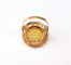 Bague 53 Bague pièce Napoléon 10F en or 18K 58 Facettes Bague pièce Napoleon
