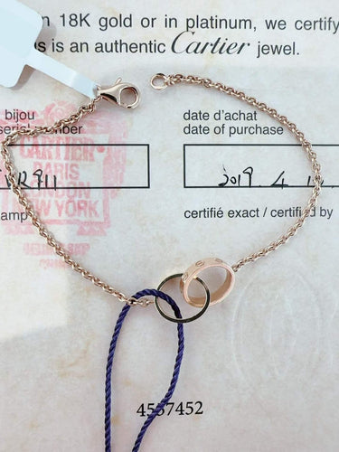 Bracelet Cartier Love - Bracelet en or rose 58 Facettes Jnci16