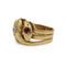 Bague 61 Bague serpent ancienne en or jaune 750 avec diamant et rubis 58 Facettes 1388