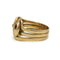 Bague 61 Bague serpent ancienne en or jaune 750 avec diamant et rubis 58 Facettes 1388