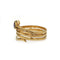 Bague 58 Bague serpent en or jaune 18K et grenat 58 Facettes 1342