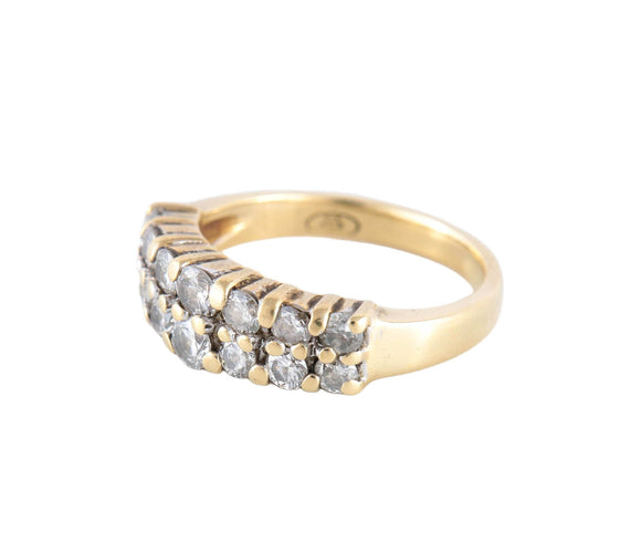Bague 51 Joyane - Bague en or jaune et diamants 58 Facettes BO/220117