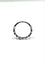 Bague 52 Alliance demi-tour en or blanc 18 carats et diamants 58 Facettes id: 1753513