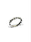 Bague 52 Alliance demi-tour en or blanc 18 carats et diamants 58 Facettes id: 1753513