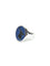 Bague 59 Bague intaille « Cerf » en or blanc 18 carats et agate bleue 58 Facettes id: 1753520