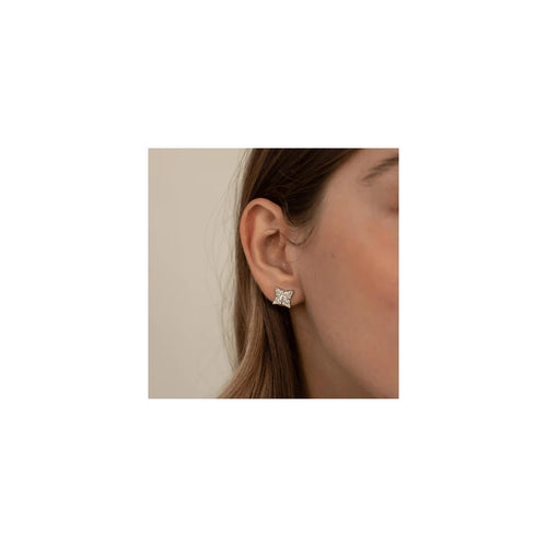 Boucles d'oreilles Boucles d’oreilles Trèfle en or jaune 18K et diamants 58 Facettes UKD364605MM