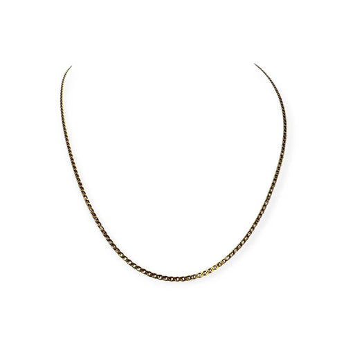 Collier Chaîne maille marine en or jaune 750, 46 cm 58 Facettes 330094431