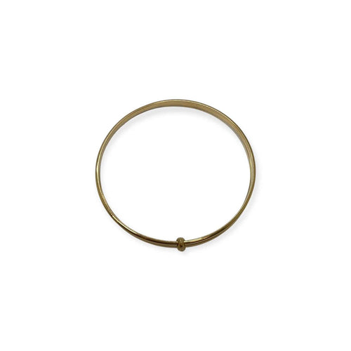 Bracelet Bracelet jonc double rang en or jaune 750 58 Facettes 330093559