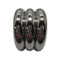 Bague 57 Bague triple anneau en or blanc 750 58 Facettes 330094275