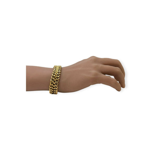 Bracelet Bracelet maille américaine en or jaune 750 (18K) 58 Facettes 330094179