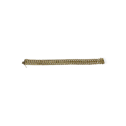 Bracelet Bracelet maille américaine en or jaune 750 (18K) 58 Facettes 330094179
