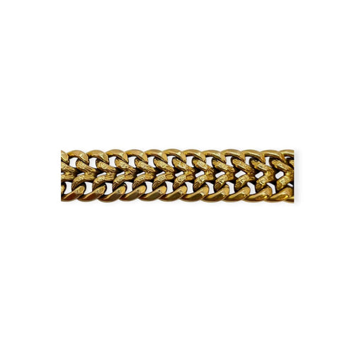 Bracelet Bracelet maille américaine en or jaune 750 (18K) 58 Facettes 330094179