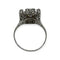 Bague 56 Bague entourage diamants en or blanc 750 58 Facettes 330091818