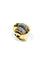 Bague 56 Bague Tank - Bague en or jaune 18 carats, diamants et saphirs 58 Facettes id: 1754206