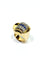 Bague 56 Bague Tank - Bague en or jaune 18 carats, diamants et saphirs 58 Facettes id: 1754206