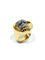 Bague 56 Bague Tank - Bague en or jaune 18 carats, diamants et saphirs 58 Facettes id: 1754206