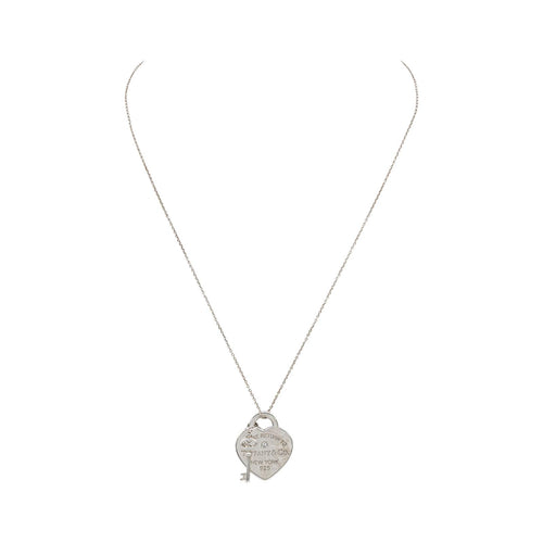 Collier Tiffany & Co Collier  Return to Tiffany Argent Diamant 58 Facettes 4970141RV
