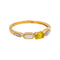 Bague 56 Bague Or jaune Saphir, Nacre, Diamant 58 Facettes 5276260RV