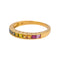 Bague 53 Bague Demi alliance Or jaune Saphir 58 Facettes 5276270RV