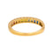 Bague 53 Bague Demi alliance Or jaune Saphir 58 Facettes 5276270RV