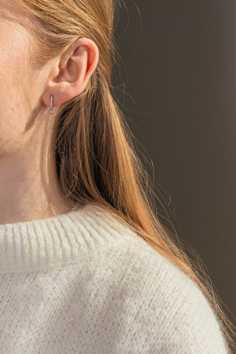 Boucles d'oreilles Boucles d'oreilles Créoles Or blanc Diamant 58 Facettes 4913231CN