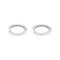 Boucles d'oreilles Boucles d'oreilles Créoles Or blanc Diamant 58 Facettes 4913231CN