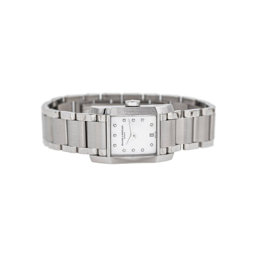Montre Baume & Mercier Montre Hampton Acier Diamant 58 Facettes 5194145RV